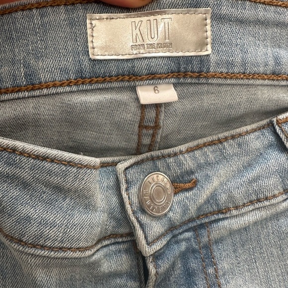 Kut from the Kloth Light Wash Denim Jeans - Picture 3 of 6
